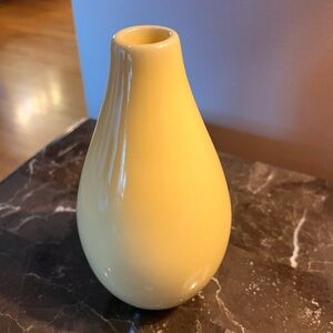 Ceramic Yellow Bud Vase